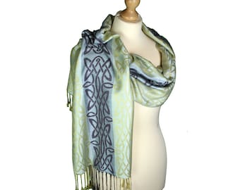Caher – Celtic Woven Pashmina Scarf - SC#10