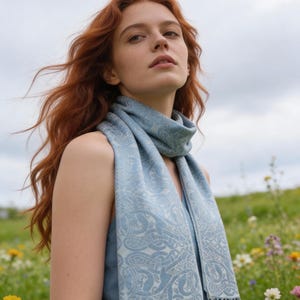 Inishtrahull – Celtic Pashmina Scarf #6