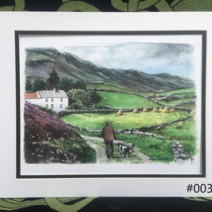 Irish Landscape Watercolors