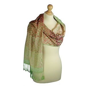 Arranmore - Keltischer Pashmina Schal - Keltischer Schal in Erdtönen - SC#7