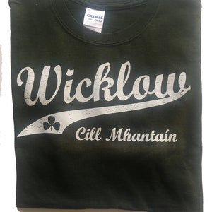 County Wicklow Unisex Crew Neck T-Shirt Forest Green