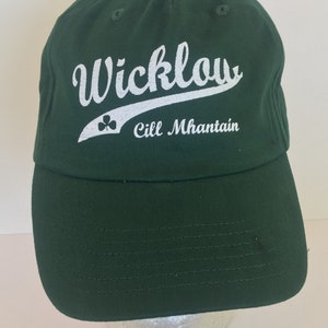 County Wicklow Cap, Irish Ball Cap, Baseball Cap, Irish Hat