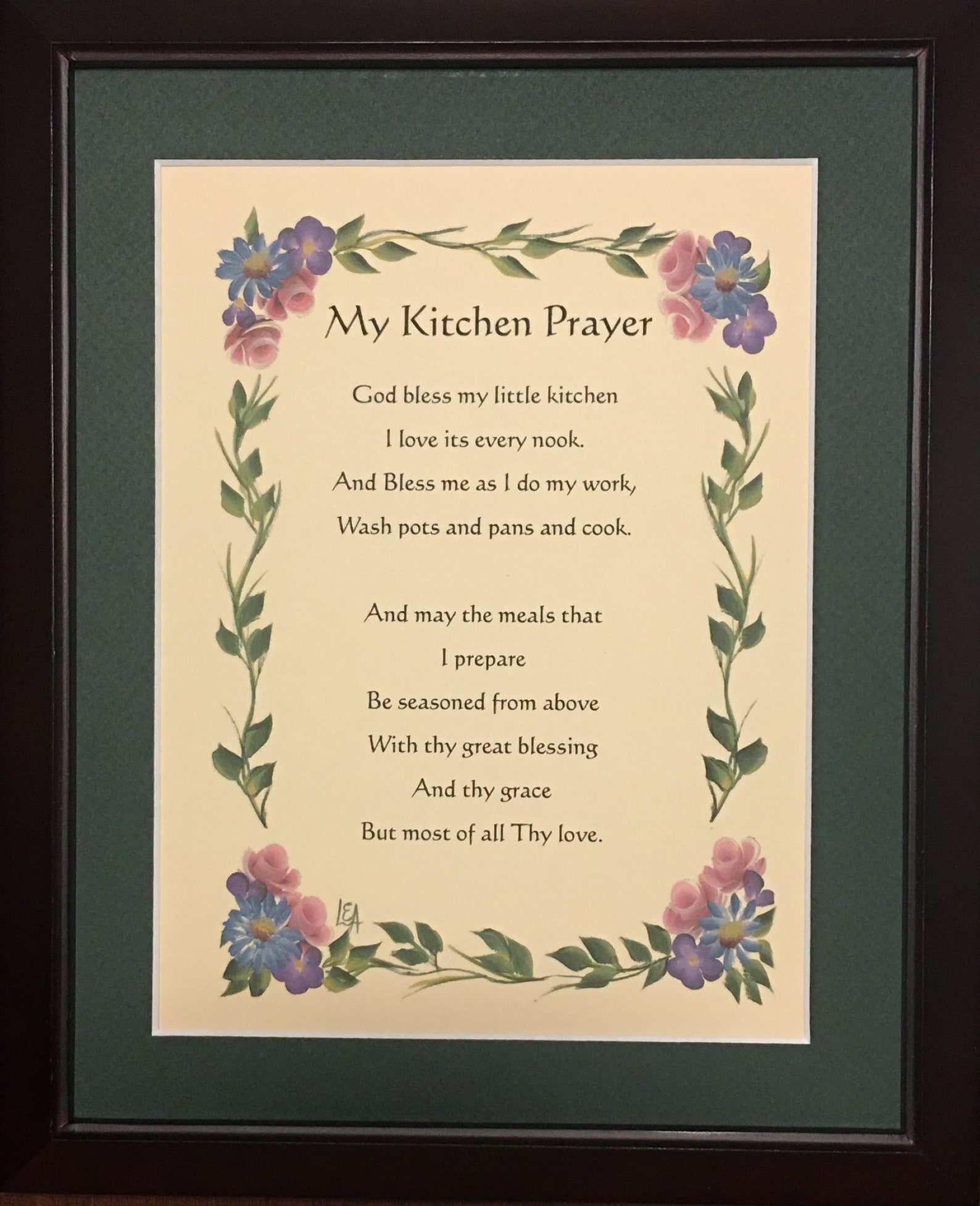 My Kitchen Prayer Kitchen Decor Kitchen Signs Kitchen Etsy