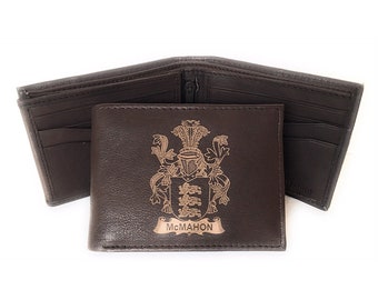 Umfreville Family Crest Surname Coat Of Arms Brown Leather Keyring Engraved Umfreville Family Crest Surname Coat Of Arms Brown Leather Keyring Engraved
