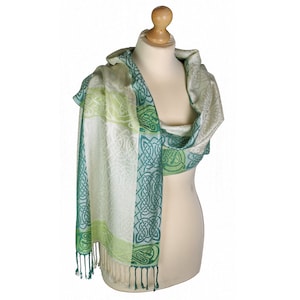 Feenish – Celtic Woven Pashmina Scarf - SC#12