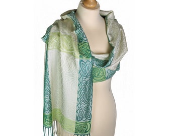 Feenish – Celtic Woven Pashmina Scarf - SC#12