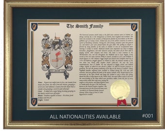 Last Names, Surnames, Coats of Arms, Family Name History, Crests, Genealogy, Family Tree, Ancestry - All Nationalities