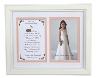 Confirmation Frame, Personalized Confirmation Gift, Girl Confirmation Gift, Confirmation Gift Sponsor