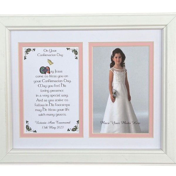 Confirmation Frame, Personalized Confirmation Gift, Girl Confirmation Gift, Confirmation Gift Sponsor