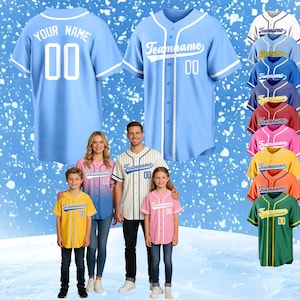 Custom Baseball Jersey Personalized Stitched Printed Baseball Shirt with Name Number Logo Suitable for Men Women Youth Child Sports Uniform