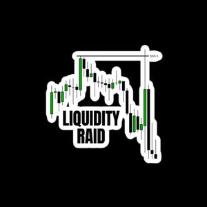 Liquidity Raid Sticker – ICT Smart Money Concept | Forex & Futures Trader Gift | Stock Market Vinyl Sticker