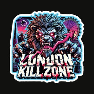 London Kill Zone Sticker – ICT Smart Money Concept | Forex & Futures Trader Gift | Stock Market Vinyl Sticker