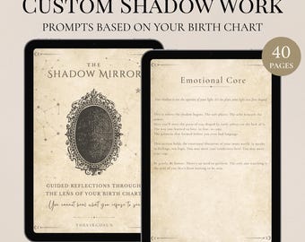 Personalized Shadow Work Journal from Your Birth Chart | 60+ Astrology Prompts | Deep Healing PDF