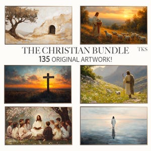 Christian Oil Painting Collection for Samsung Frame TV (Digital Download)