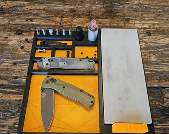 Custom Knife Maintenance Tray