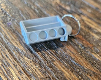 3D Printed V8 Engine Keychain: Chevy Small Block Replica