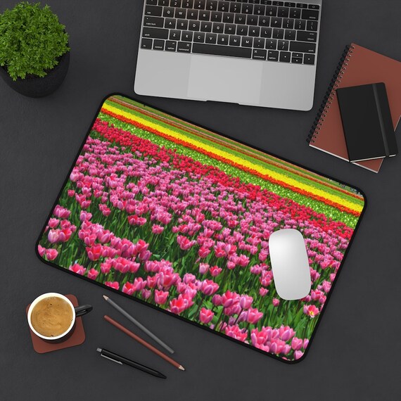 Skagit Valley Tulips Desk Mat