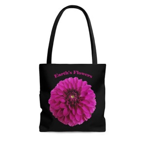 Earth&#39;s Flowers Dahlia Tote Bag
