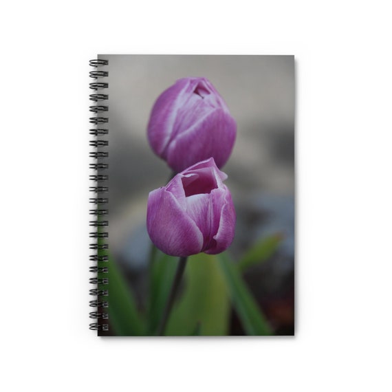 Tulips Spiral Notebook - Ruled Line