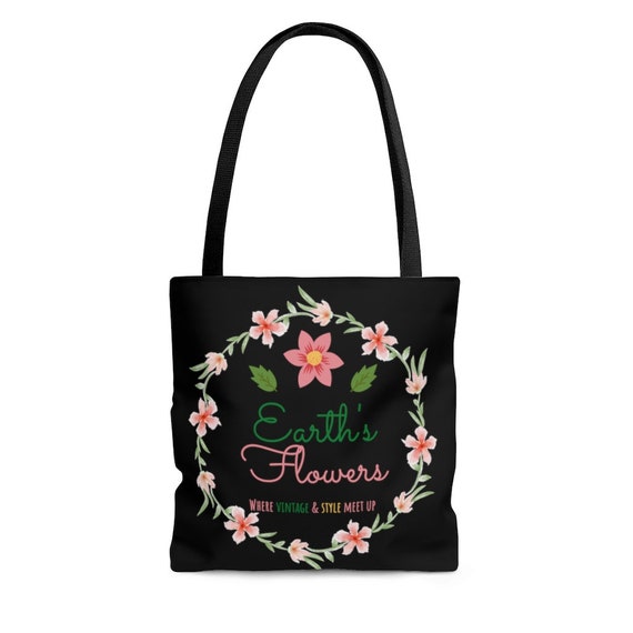 Earth's Flowers Signature Logo Tote Bag