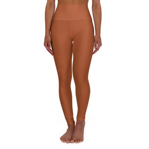Rust High Waisted Yoga Leggings