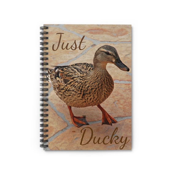 Just Ducky Spiral Notebook - Ruled Line