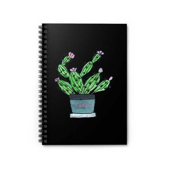 Cactus Spiral Notebook - Ruled Line