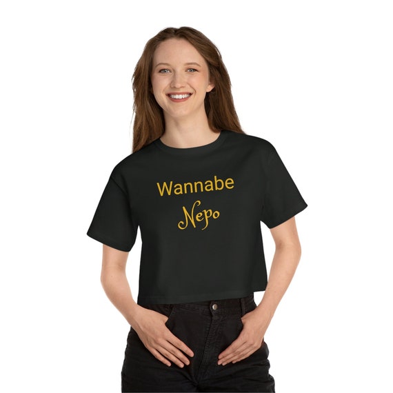 Wannabe Nepo Champion Women's Heritage Cropped T-Shirt