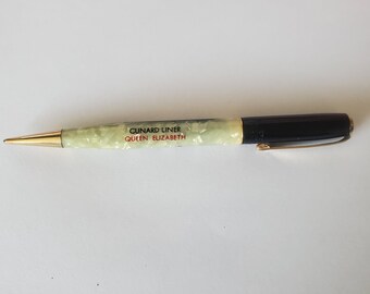 Vintage Queen Elizabeth Cunard Liner Mechanical Pencil