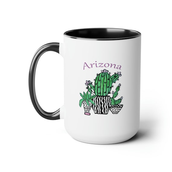 Arizona Cactus Garden Mug 15 oz