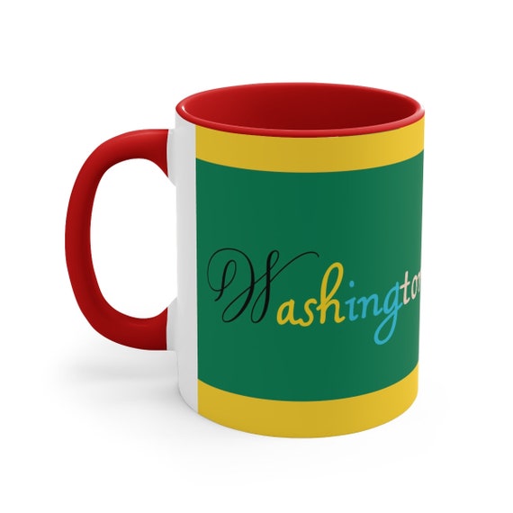 Colorful Washington Coffee Mug, 11oz