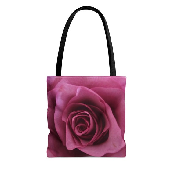 Pink Rose Tote Bag