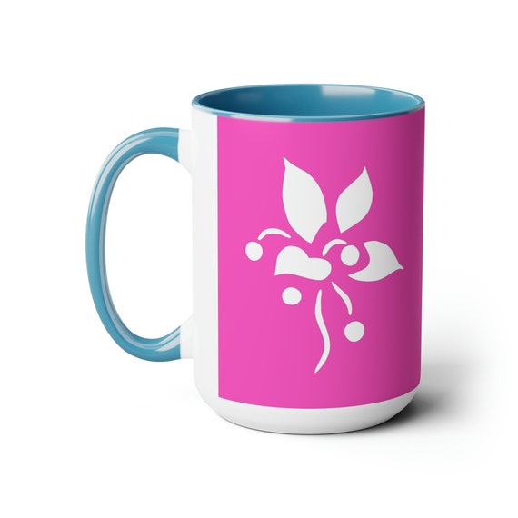 Flowery Mug 15 oz