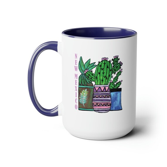 New Mexico Cactus Garden Mug 15 oz