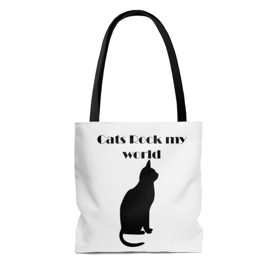 Cats Rock My World - AOP Tote Bag