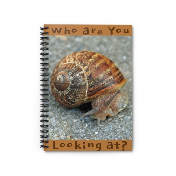 Who Are You Looking At? Spiral Notebook - Ruled Line