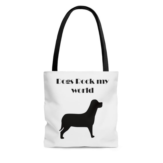Dogs Rock My World - AOP Tote Bag