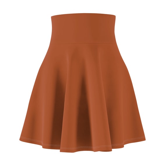 Rust Skater Skirt