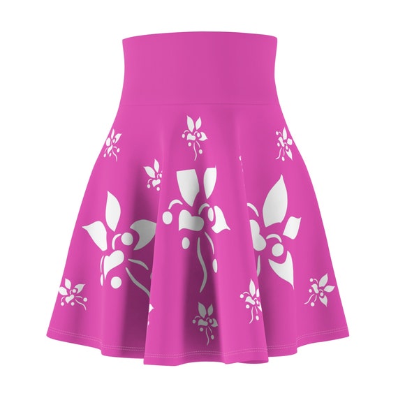 Flowery Skater Skirt