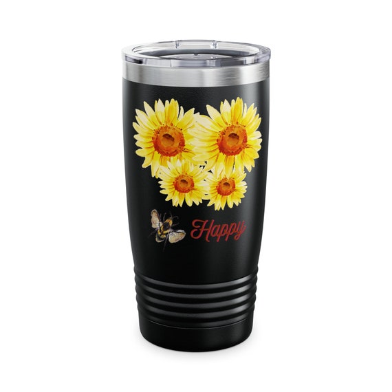 Bee Happy Ringneck Tumbler, 20oz