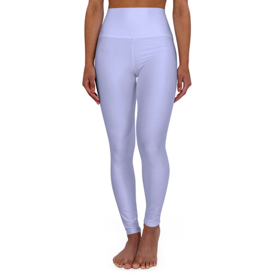 Periwinkle High Waisted Yoga Leggings