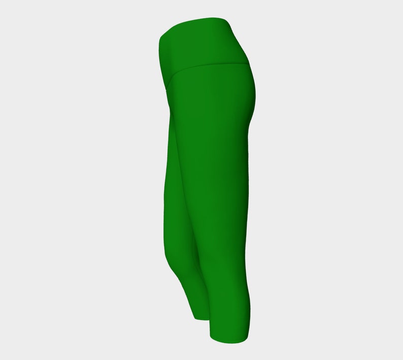 Plain Jane Green Yoga Capris