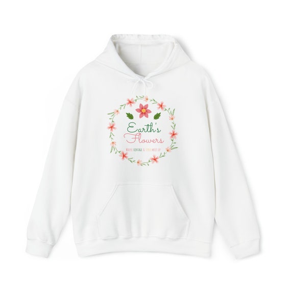 Earth's Flowers Signature Logo Unisex Heavy Blend™ Hooded Sweatshirt