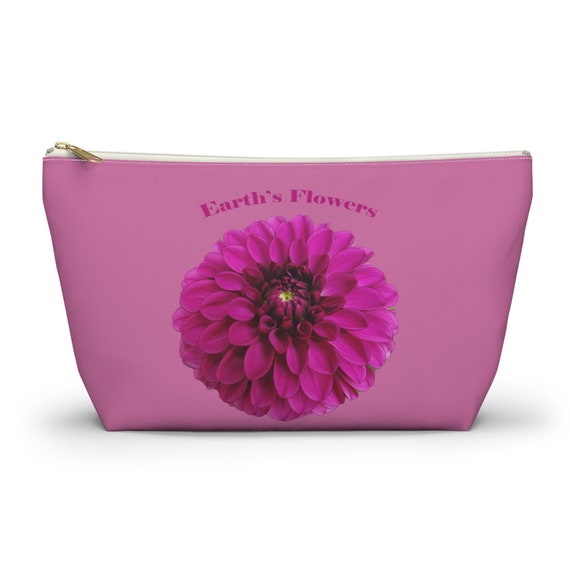 Earth's Flowers Accessory Pouch w T-bottom