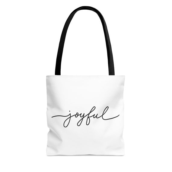 Joyful White Bag