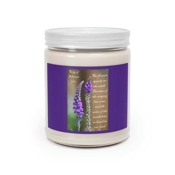 Flowers and a Turtledove Scented Candles, 9oz