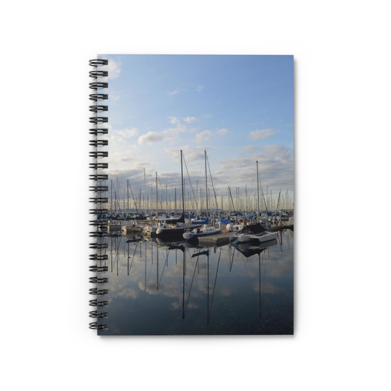 Shilshole Bay Marina Spiral Notebook - Ruled Line