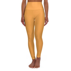 Marigold High Waisted Yoga Leggings