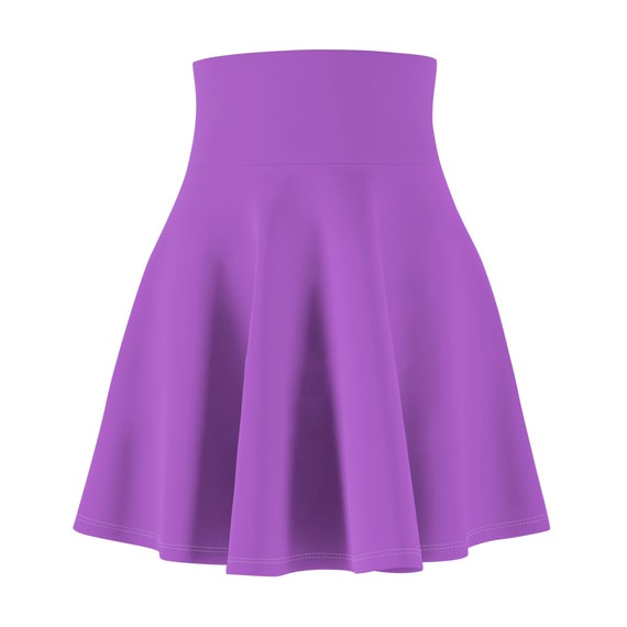 Women's Deep Lilac Skater Skirt