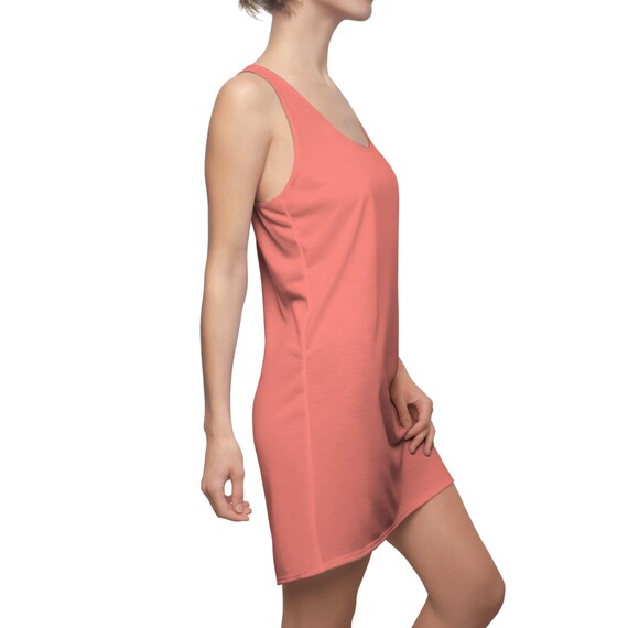 Coral Pink Racerback Dress